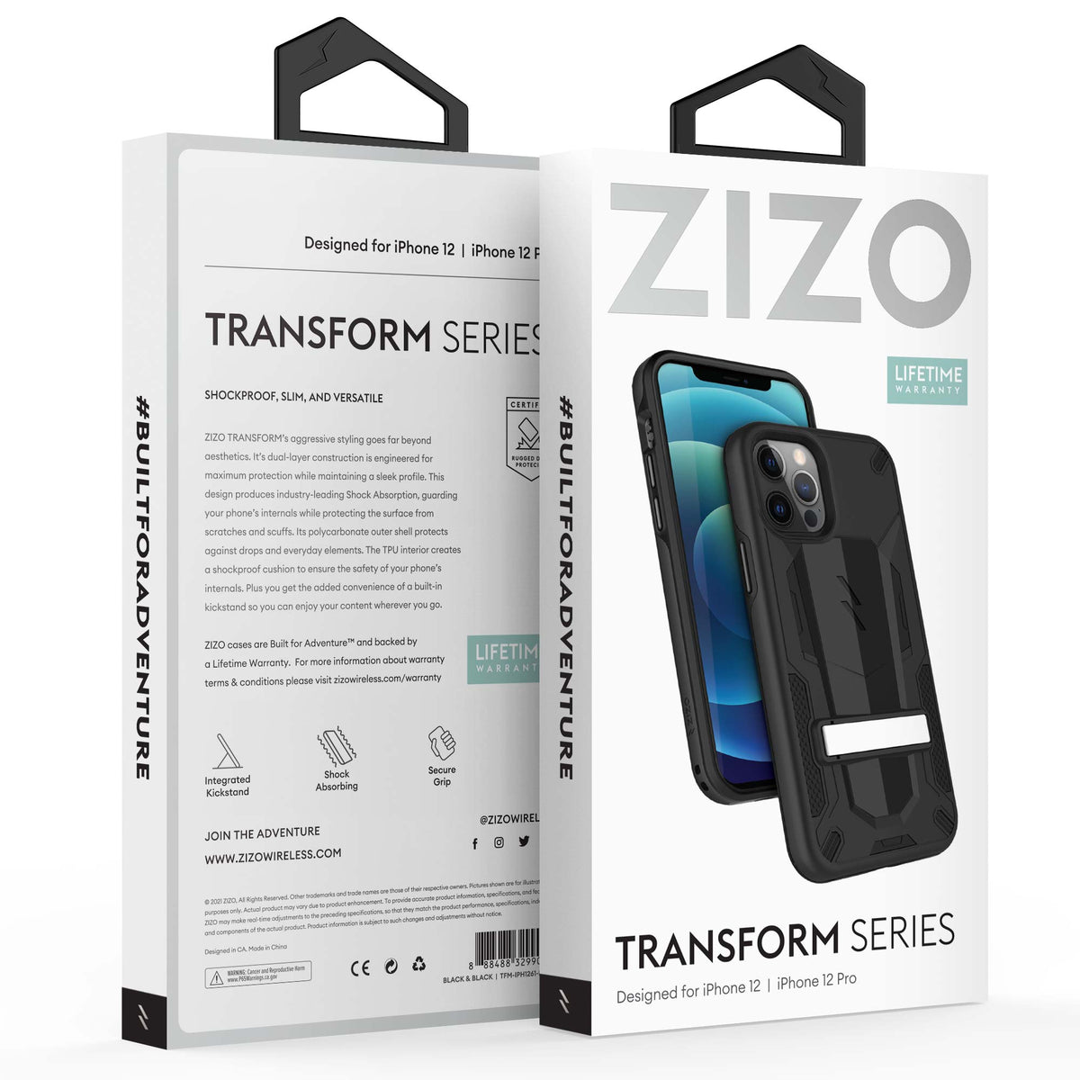 ZIZO TRANSFORM Series iPhone 12 / iPhone 12 Pro Case - ZIZO Wireless