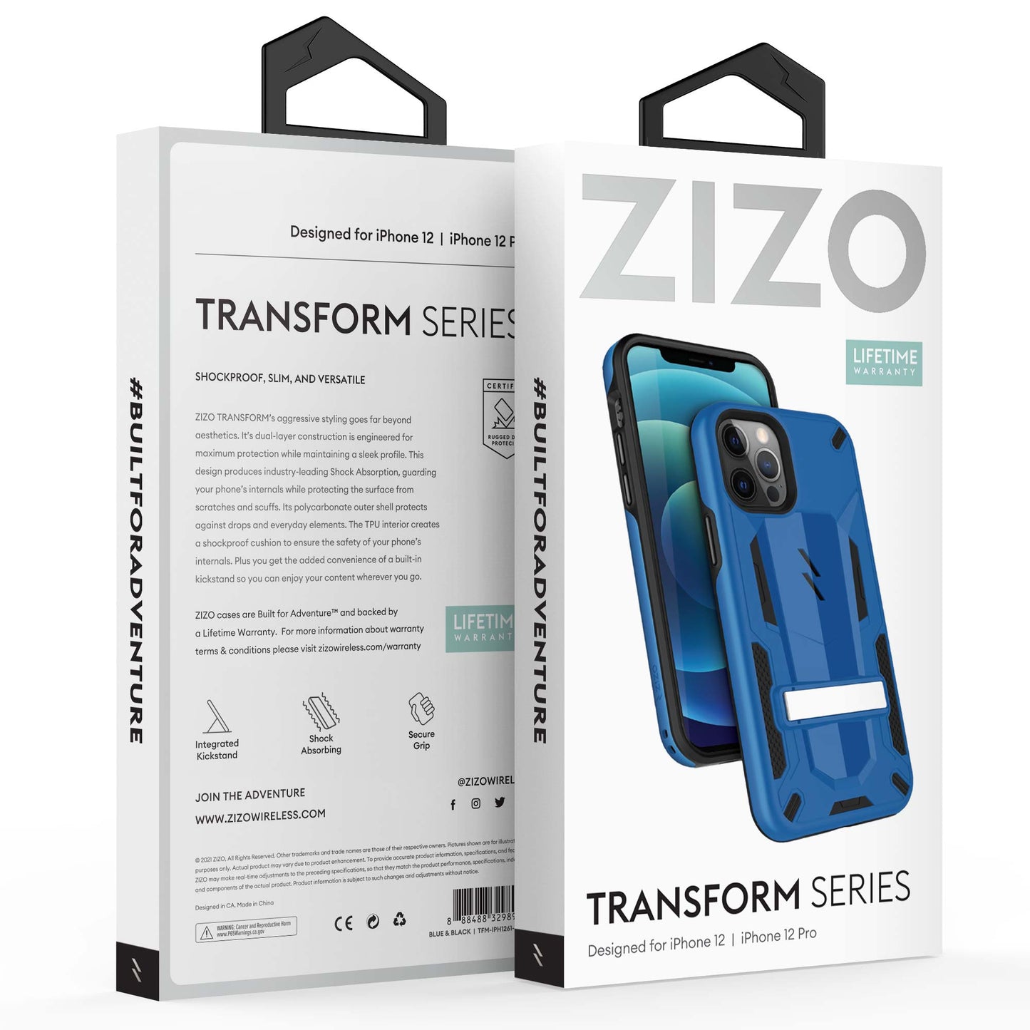 ZIZO TRANSFORM Series iPhone 12 / iPhone 12 Pro Case - ZIZO Wireless