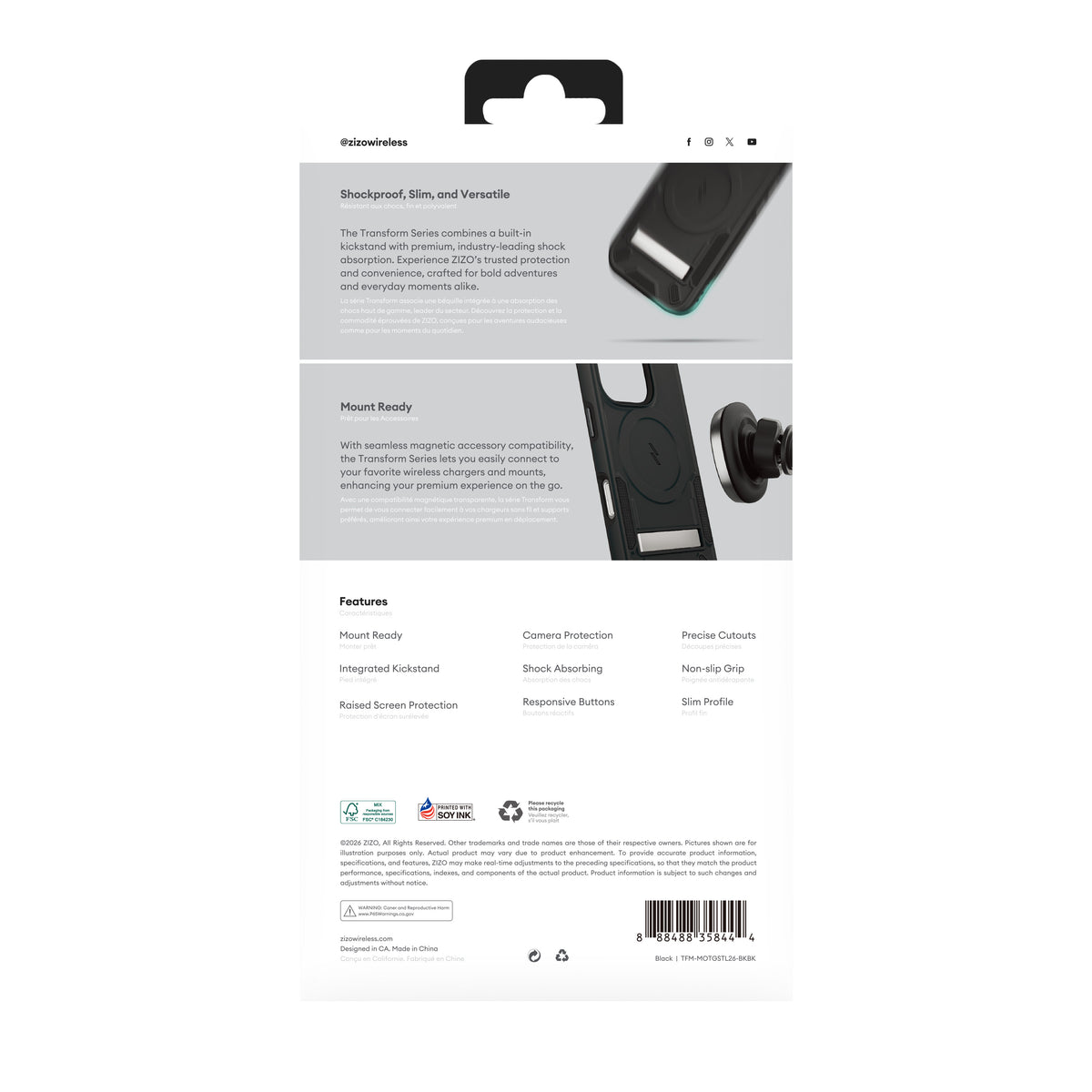 ZIZO TRANSFORM Series moto g stylus - 2026 / 2025 Case