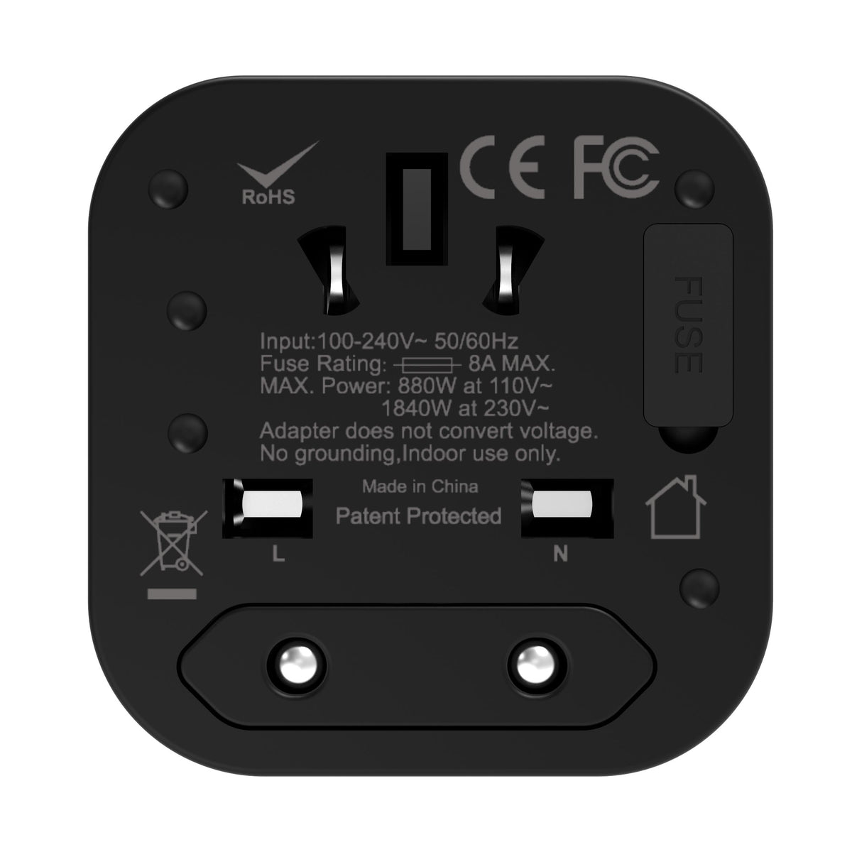 ZIZO World Travel Adapter UA101 3.4a - ZIZO Wireless