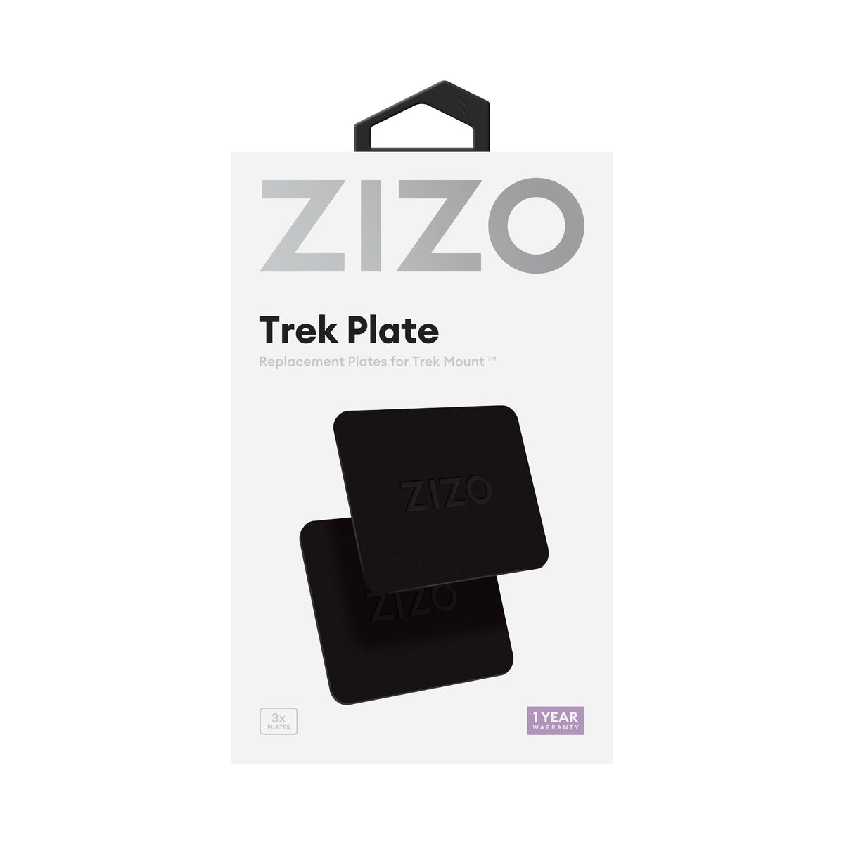 ZIZO TREKPLATE Magnetic Mount Replacement Plates - ZIZO Wireless
