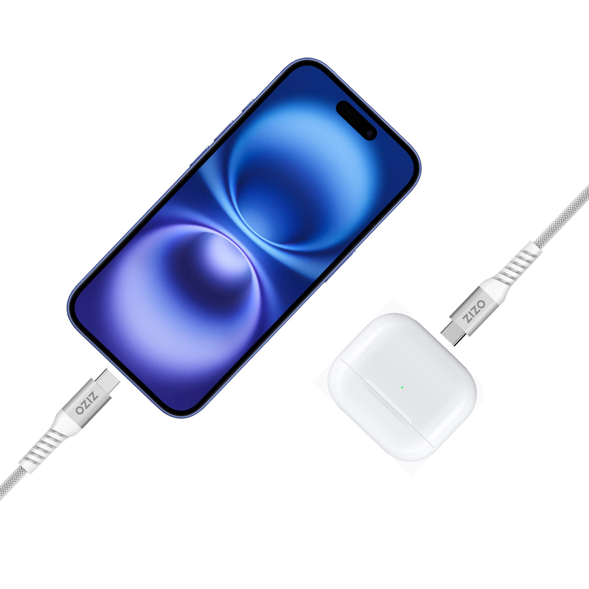 ZIZO PowerVault 5FT Braided Nylon USB-C Cable