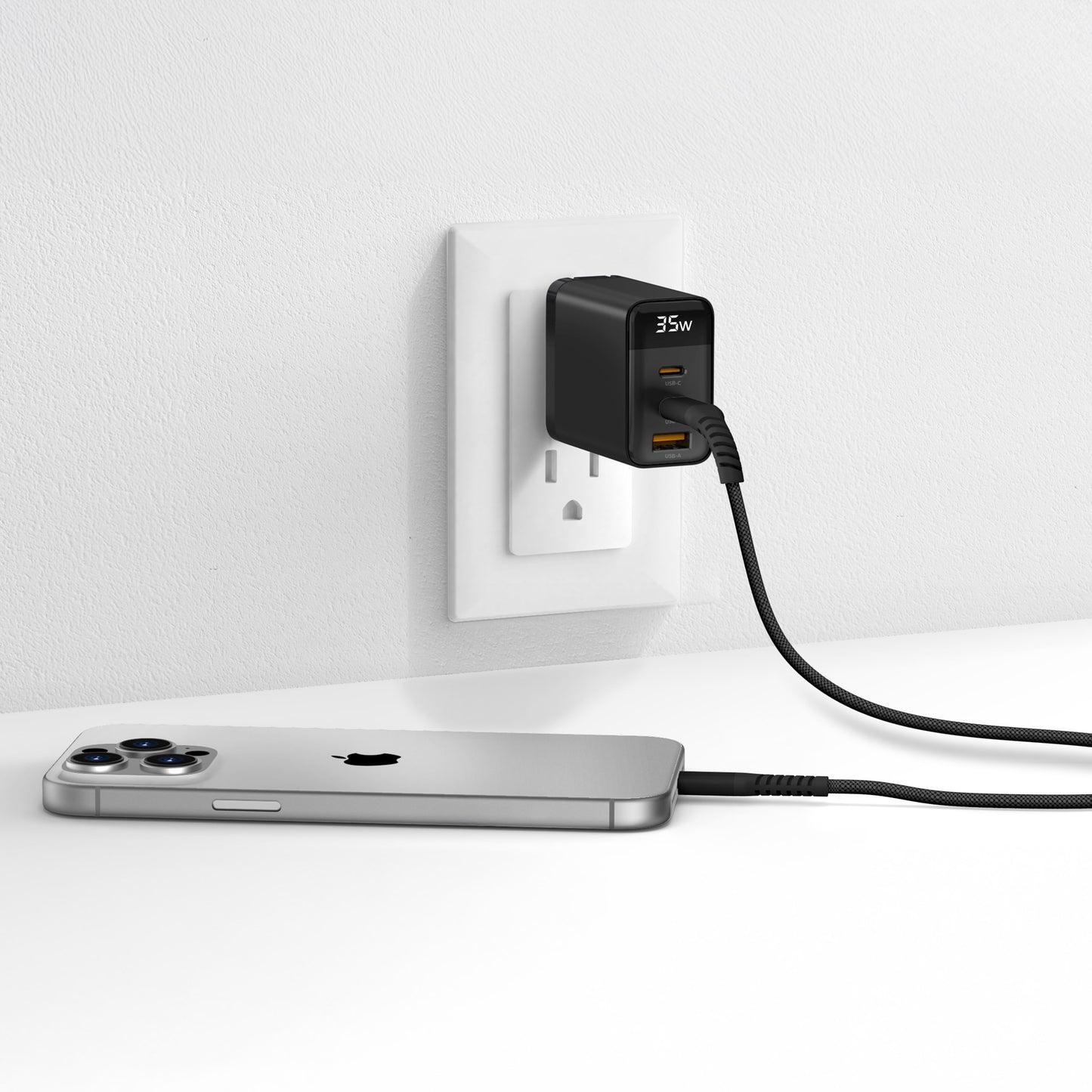 ZIZO PowerVault 5FT Braided Nylon USB-C to Lightning Cable
