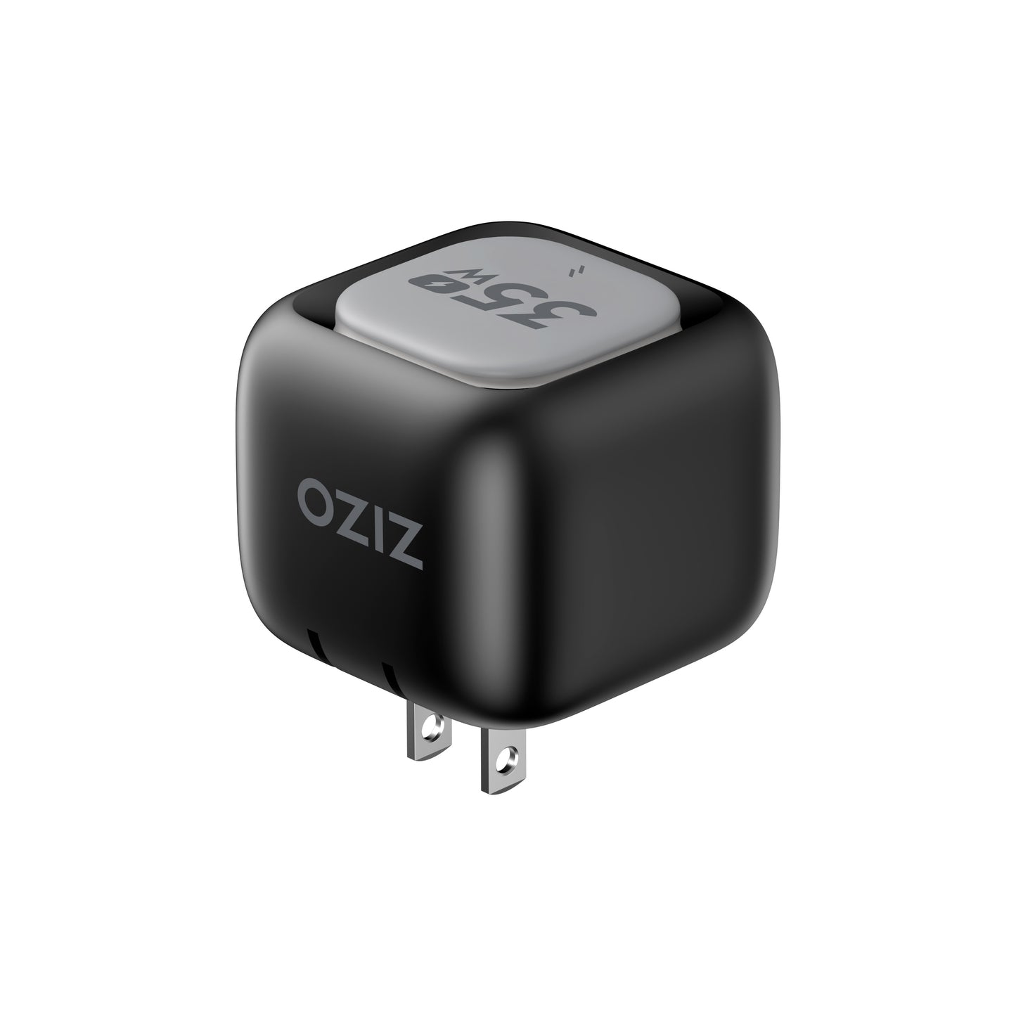 ZIZO PowerVault Cube 35W GaN Travel Charger with Retractable USB-C Cable and Multi-Port Charging