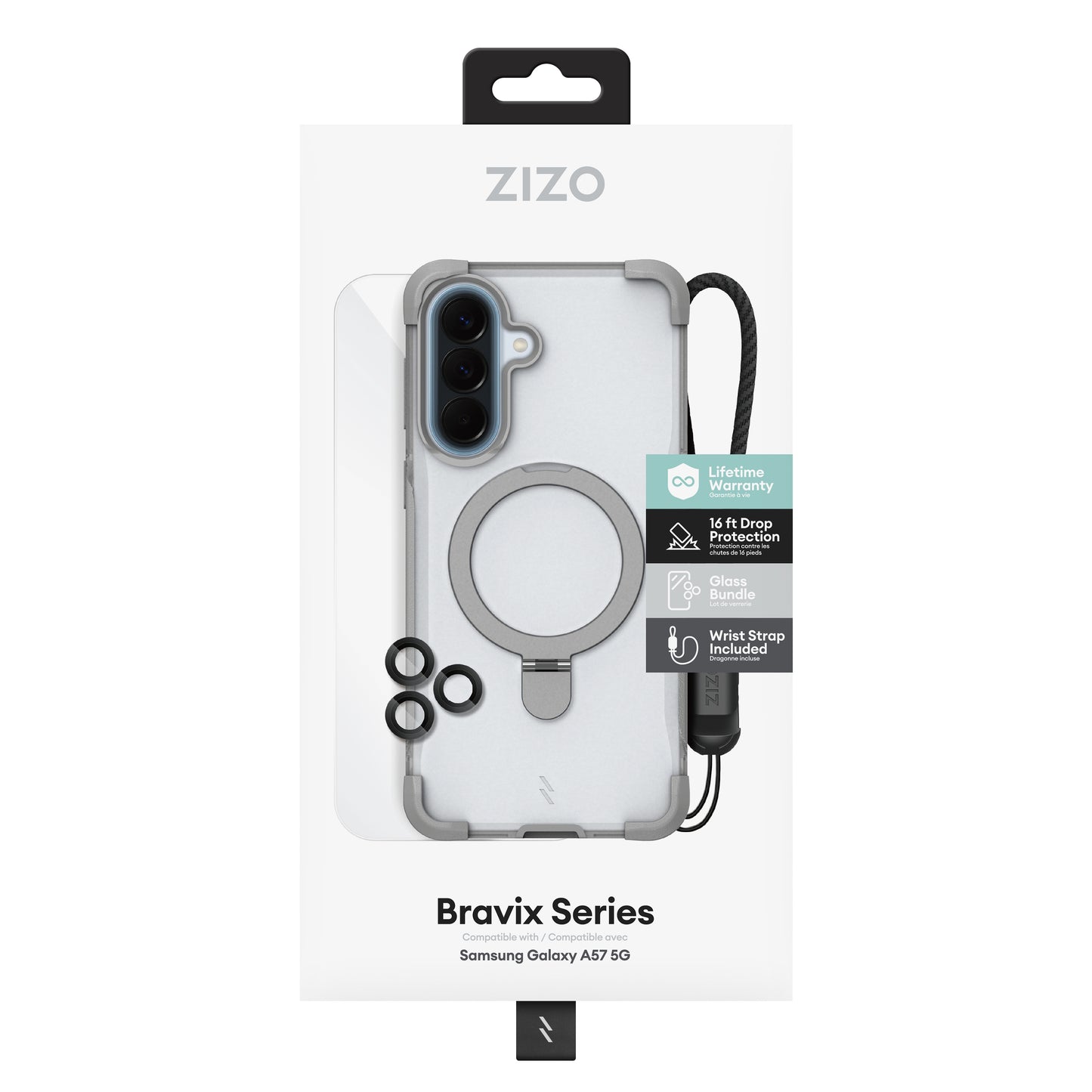 ZIZO Bravix Bundle Galaxy A57 5G 4-in-1 MagSafe Case Bundle