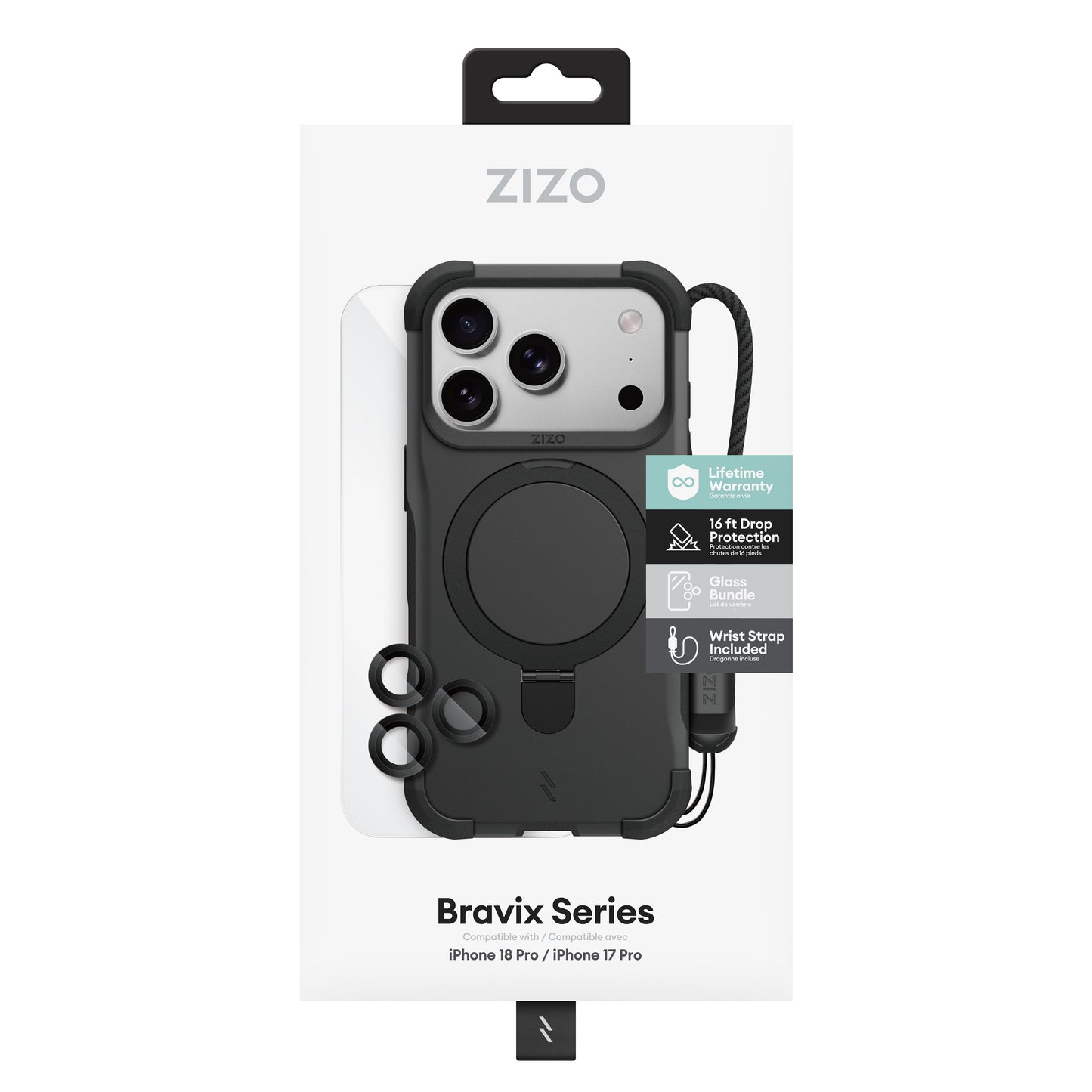 ZIZO Bravix Bundle iPhone 18 Pro 4-in-1 MagSafe Case Bundle