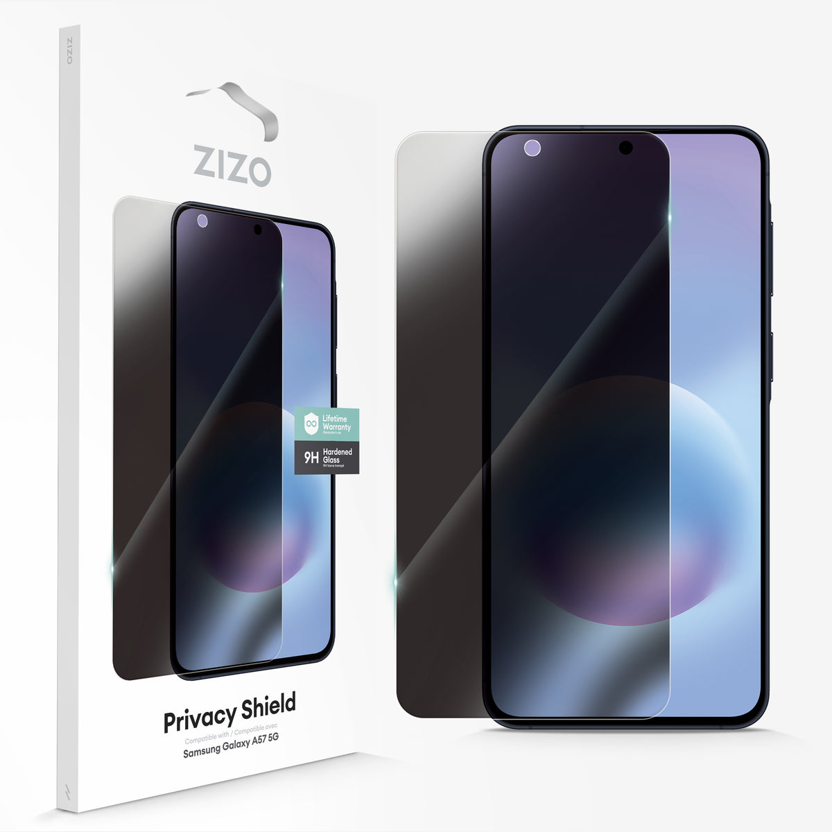 ZIZO PRIVACY Tempered Glass Screen Protector for Galaxy A57 5G