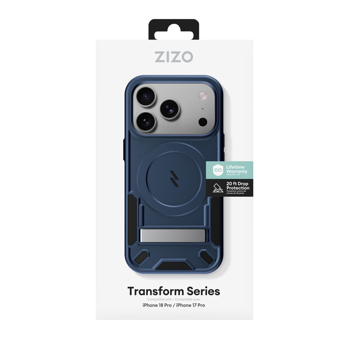 ZIZO Transform Series iPhone 18 Pro Kickstand MagSafe Case